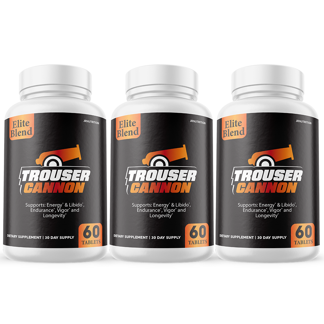 Trouser Cannon Advanced Male Health to Boost Libido and Endurance -3 Bottles